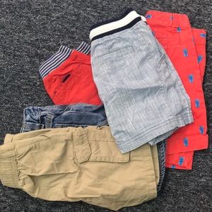 Lot of 5 boys shorts size 4T & 4